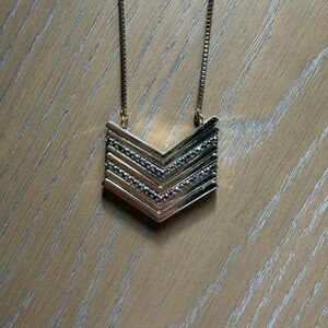 Chevron Pendant Necklace